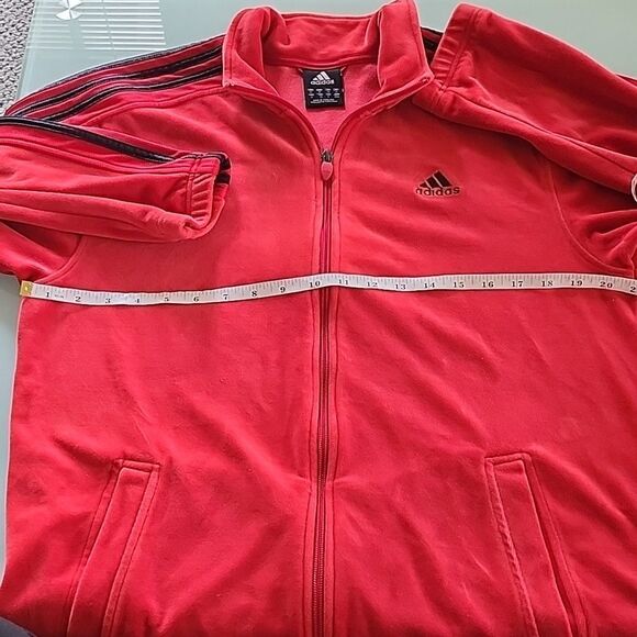 Vintage Adidas Velour Warm-up Jacket - Picture 4 of 7
